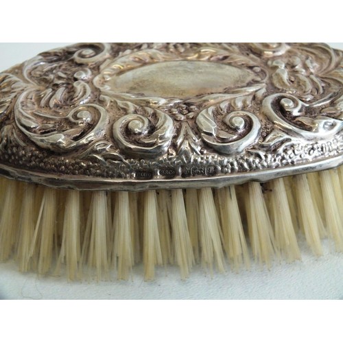 88 - 2 x SILVER BACKED CLOTHES BRUSHES