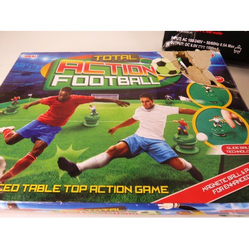 325 - SELECTION OF GAMES INCLUDING FOOTBALL, SCALEXTRIC ETC