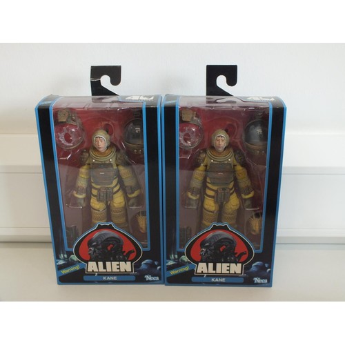 3 - 2x NECA ALIEN KANE ACTION FIGURES - BOXED AS NEW