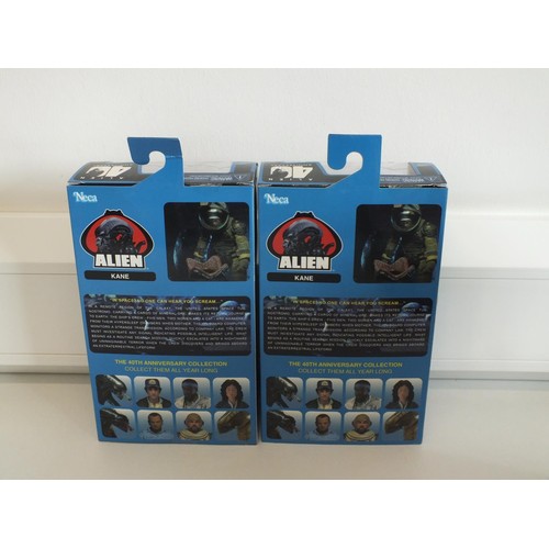 3 - 2x NECA ALIEN KANE ACTION FIGURES - BOXED AS NEW