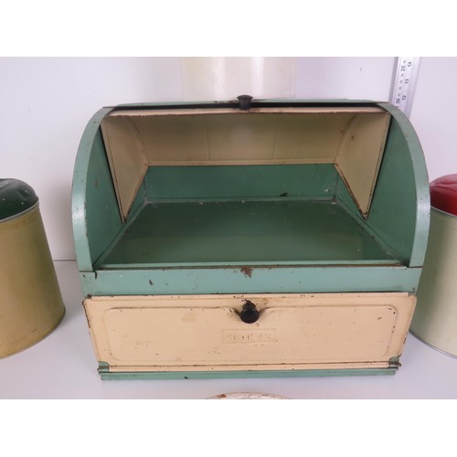 324 - VINTAGE TINPLATE BREAD BINS