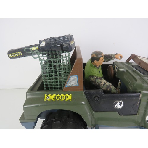 218 - VINTAGE ACTION MAN AND JEEP