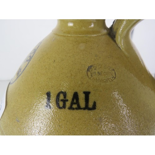 172 - LARGE STONEWARE FLAGON