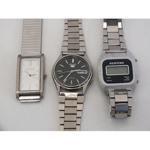 189 - 5 x MENS WATCHES INCLUDES SEIKO, HERMES etc