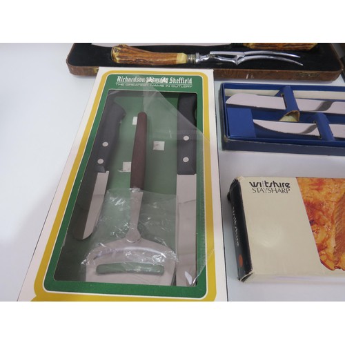 175 - SELECTION OF BOXED CUTLERY AND CANTEENS