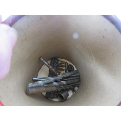 332 - LARGE TUB OF SCREWS, SOCKETS BOSCH DRILL BITS, HOLE CUTTERS, BOLTS, NAILS ETC