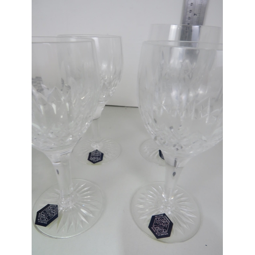 280 - FIVE BOXES OF STUART CRYSTAL GLASSES