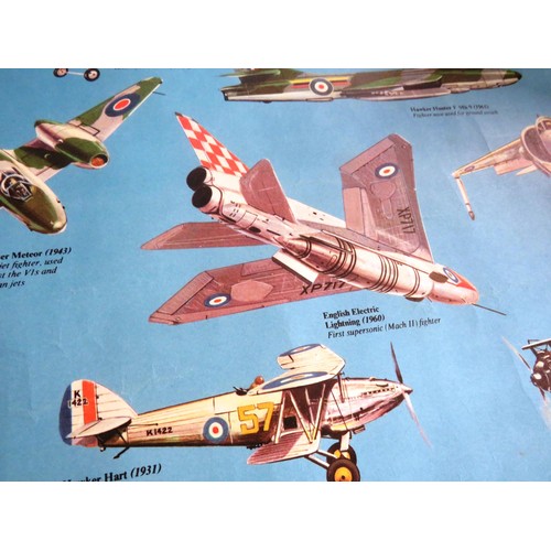 351 - 5 x RETRO POSTERS INCLUDES CONCORDE PLAN DRAWING, FORMULA 1 RACING CARS ETC