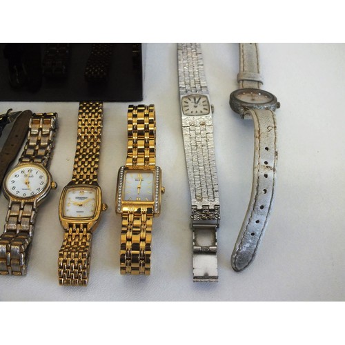 374 - 14 x LADIES WATCHES INCLUDES CARAVELLE, BULOVA, SEIKO ETC