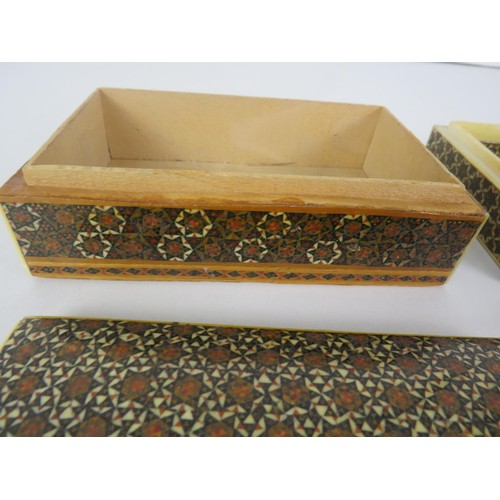 265 - 2 x PERSIAN KHATAM BOXES