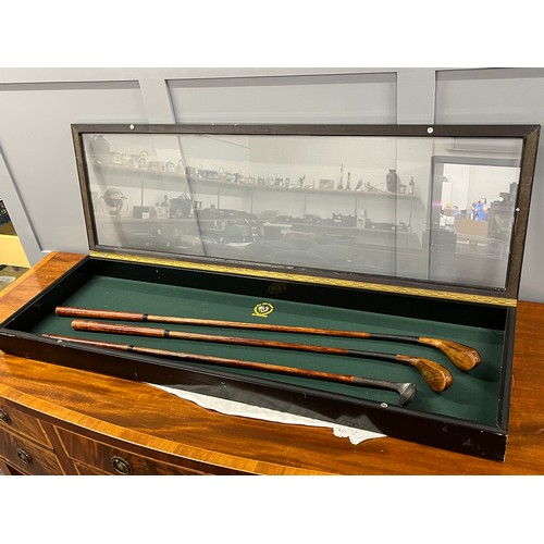 385 - THREE GOLF CLUBS FROM THE ROYAL St ANDREWS COLLECTION TO INCLUDE QUEEN MARY OF SCOTS ST ANDREWS 1563... 