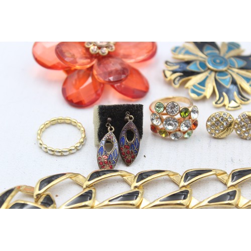 408 - 10 X Assorted Branded Jewellery Pieces Including Swarovski (186g)