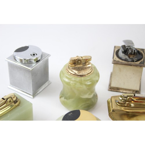 419 - 20 x Vintage TOBACCIANA Table Lighters inc Marble, Ronson, Mid Century, Poppell