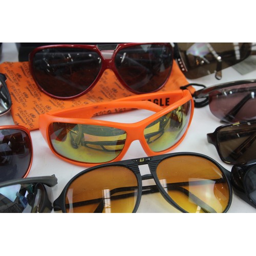 433 - 25 x Assorted SPORTS STYLE Sunglasses Inc Maui Jim, Hackett, Cebe etc