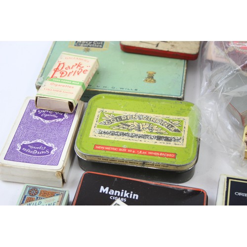 437 - Job Lot Assorted Vintage TOBACCIANA Inc Playing Cards, Matchbooks, Sobranie etc