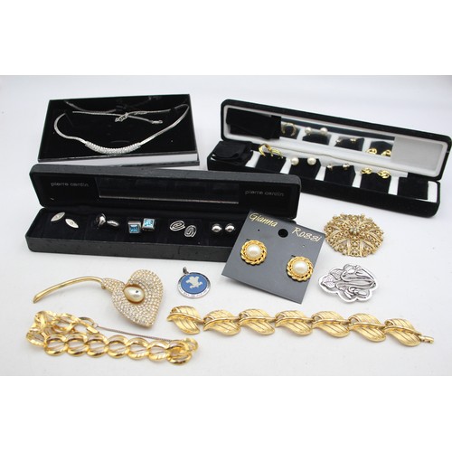 448 - 10 X Assorted Branded Jewellery Pieces Including Napier And Pierre Cardin (542g)