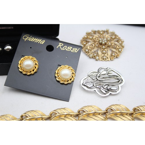 448 - 10 X Assorted Branded Jewellery Pieces Including Napier And Pierre Cardin (542g)