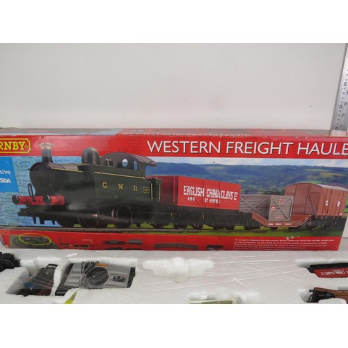 275 - HORNBY WESTERN FREIGHT HAULER TRAIN SET