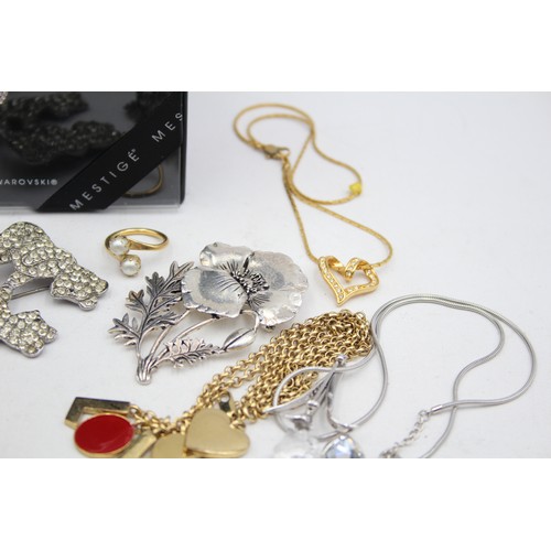 610 - 10 X Assorted Branded Jewellery Pieces Including Swarovski And Trifari (248g)