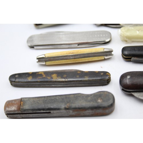 617 - 20 x Vintage Assorted Small Pocket KNIVES Inc Smokers Knives, Pen Knives Etc