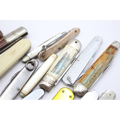 630 - 20 x Vintage Assorted Small Pocket KNIVES Inc Smokers Knives, Pen Knives Etc