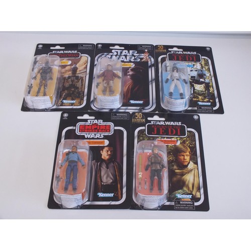 13 - 5x STAR WARS THE VINTAGE COLLECTION FIGURES TO INCLUDE LUKE SKYWALKER AND LANDO CALRISSIAN - ALL BOX... 