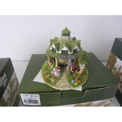 8 - 6 x BOXED LILLIPUT LANE INCLUDES THE DRAYMAN, THE COUNTRY GARAGE AND PARADISE