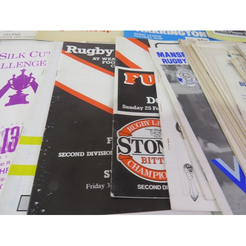 19 - 50 x MOSTLY 1970'S RUGBY PROGRAMMES