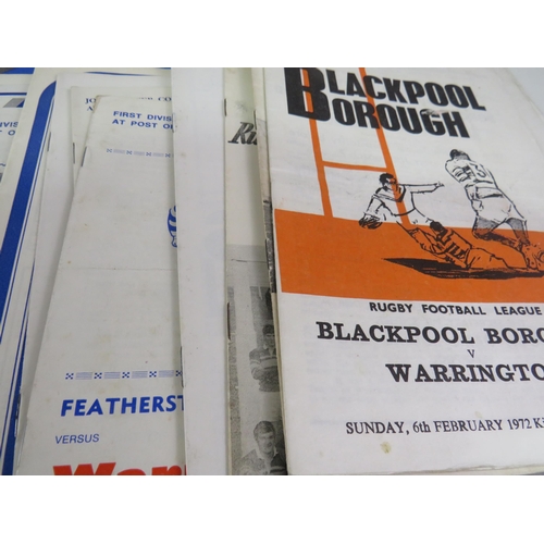 20 - 50 x 1970'S RUGBY PROGRAMMES