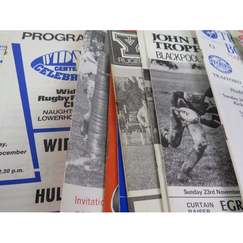21 - 50 x MOSTLY 1970'S RUGBY PROGRAMMES