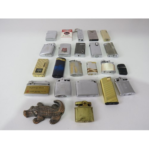 34 - 22 x ASSORTED VINTAGE AND NOVELTY LIGHTERS