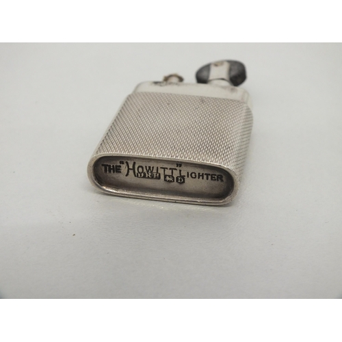 4 - The 'Howitt' Lighter - 1944 solid silver lighter, Hallmarked - by DRH, Sheffield