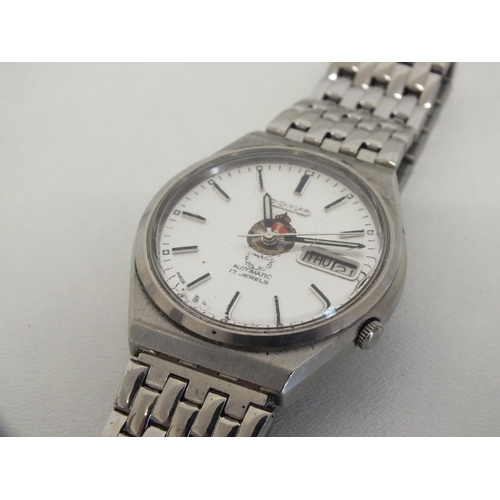 29 - SEIKO AUTOMATIC WATCH IN WORKING ORDER