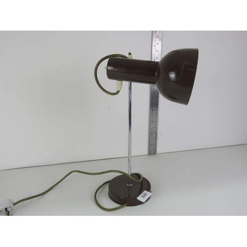 41 - BROWN ANGLEPOISE LAMP