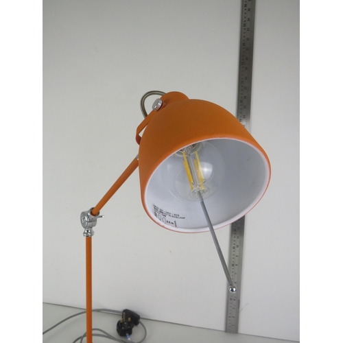 58 - ORANGE ANGLEPOISE LAMP
