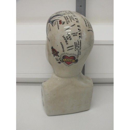 53 - CERAMIC PHRENOLOGY HEAD