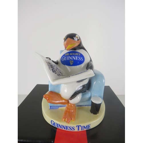 21 - ROYAL DOULTON GUINNESS PENGUIN FIGURINE LIMITED EDDITION NUMBER 0244 OF 950, YEAR 2008, INCLUDES BRO... 