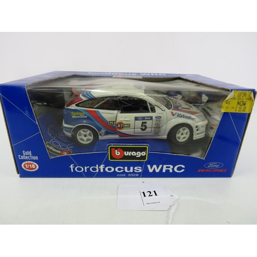 121 - BURAGO 1/18 FORD FOCUS WRC