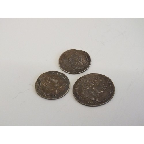 51 - 3 x SILVER MAUNDY COINS INCLUDES GEORGE III 1784