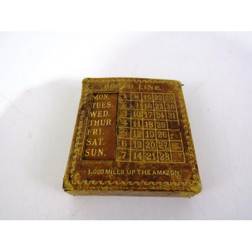 163 - ANTIQUE BOOTH SHIPPING LINE POCKET CALENDAR