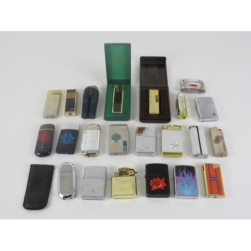 63 - 23x ASSORTED CIGARETTE LIGHTERS