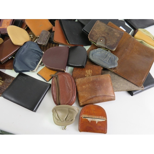 381 - LARGE QUANTITY OF ASSORTED PURSES, CLUTCHES AND WALLETS