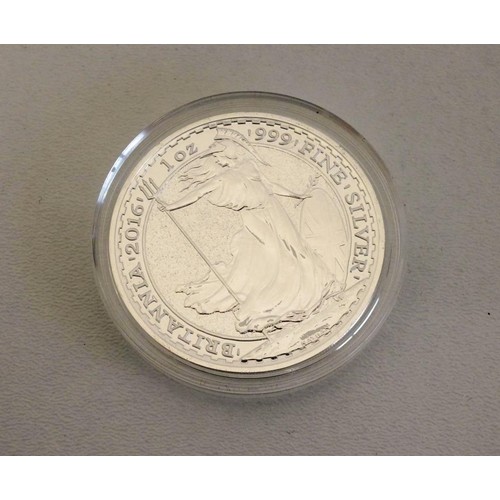 353 - 1999 BRITANNIA 1oz SILVER £2 COIN