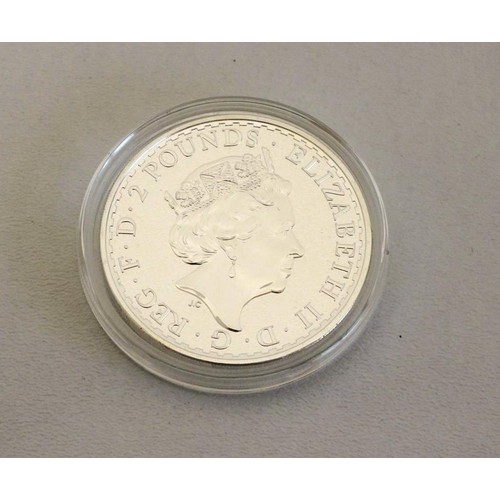 353 - 1999 BRITANNIA 1oz SILVER £2 COIN