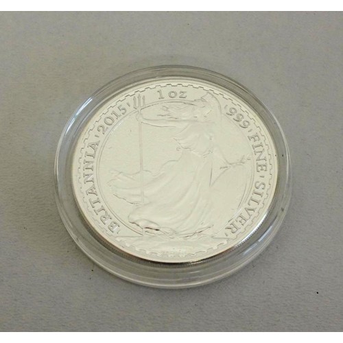 353A - 2015 BRITANNIA 1oz SILVER £2 COIN