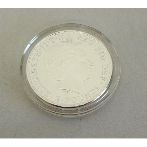 353A - 2015 BRITANNIA 1oz SILVER £2 COIN