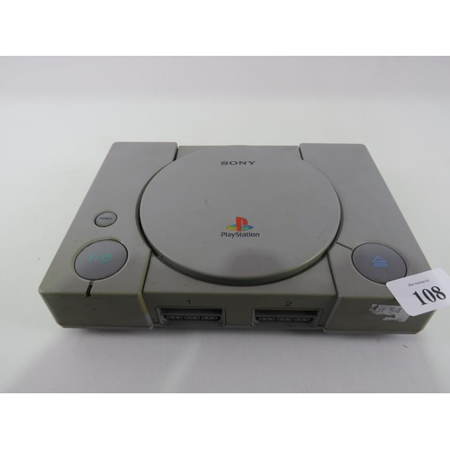 108 - VINTAGE PLAYSTATION CONSOLE