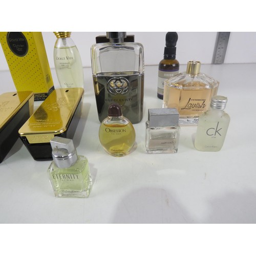 111 - COLLECTION OF GENTS/LADIES AFTERSHAVE / PERFUME PART USED