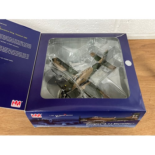 60A - HOBBY MASTER DOUGLAS A-1J SKYRAIDER MODEL PLANE AND HELICOPTER -MODEL NUMBER HA2902