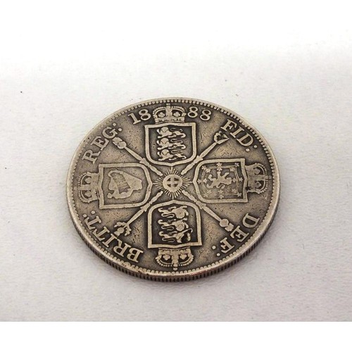 133 - SILVER FLORIN COIN 1888